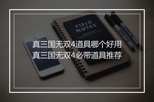 真三国无双4道具哪个好用　真三国无双4必带道具推荐